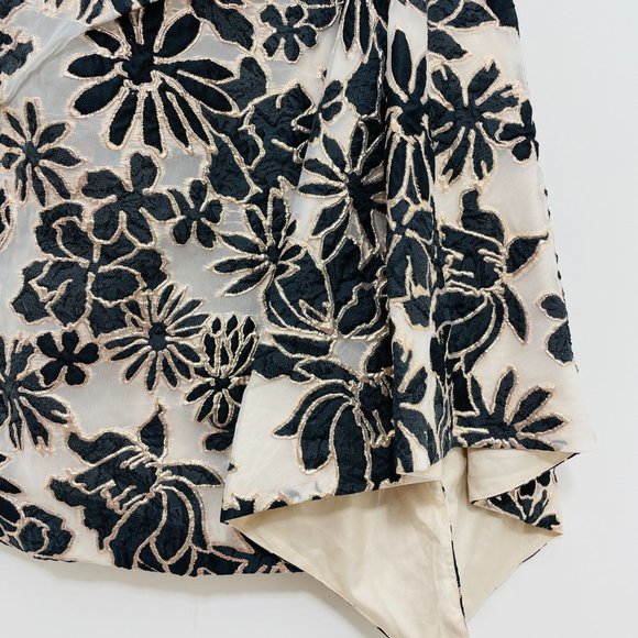 Carmen Marc Valvo Women's Dress 10 Sheath Midi Sleeveless Floral Cascade New - Picture 5 of 15